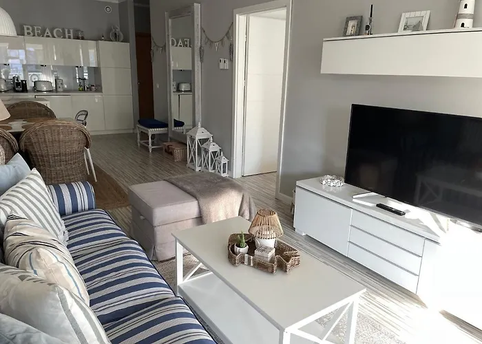 Bialy Z Tarasem W Playa Baltis *