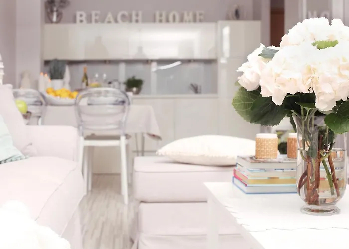 Bialy Z Tarasem W Playa Baltis