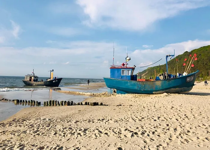 Apartman Bialy Z Tarasem W Playa Baltis